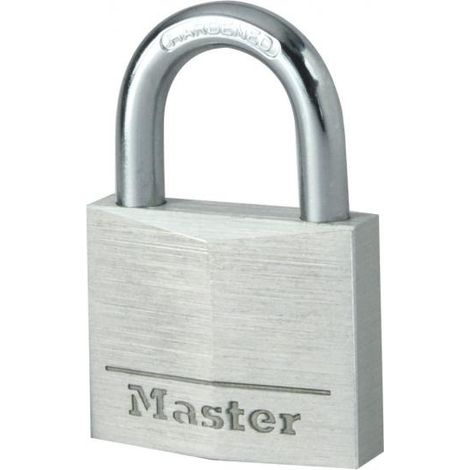 Master-lock Lucchetto in alluminio massiccio 40 mm con doppia serratura (1/2)