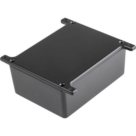 Boîtier RS PRO en Fonte d'aluminium, 110 x 82.5 x 44.5mm, Noir ( Prix pour 1 ) (1/2)