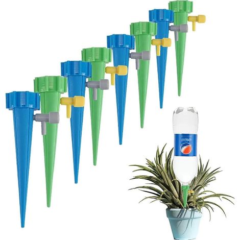 Kit d'irrigation goutte à goutte 24 pièces, système d'arrosage automatique pour plantes, jardin, maison, usage intérieur et extérieur. (1/2)