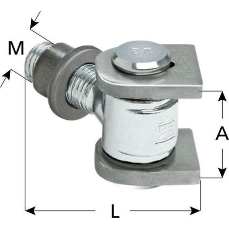 Cardine a saldare per cancelli  Comunello Art. 135 - Filetto 22 MA 1Pz