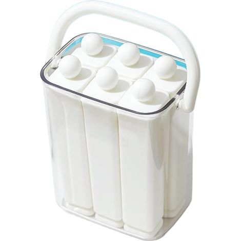en silicone avec couvercles, bac à glaçons long bar glace, empilables, (1/5)