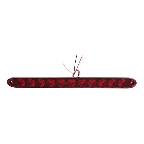 Brake Light Led Car Third Brake Light Universal 11 Leds Red Strip Light Rear Waterproof Shockproof Suv Truck Trailer Night Driving (1/5)