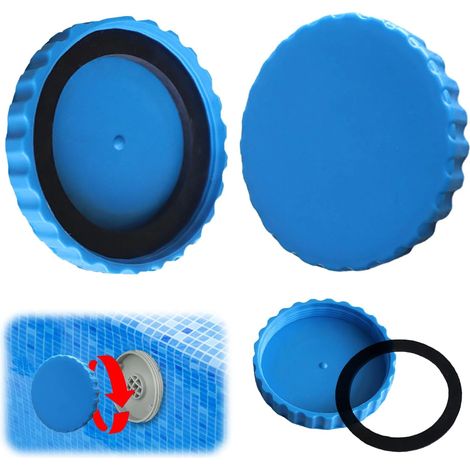 Bouchons d'hiver pour piscines Intex et Bestway avec joints assortis, accessoires de piscine, résistants au gel et étanches (1/5)