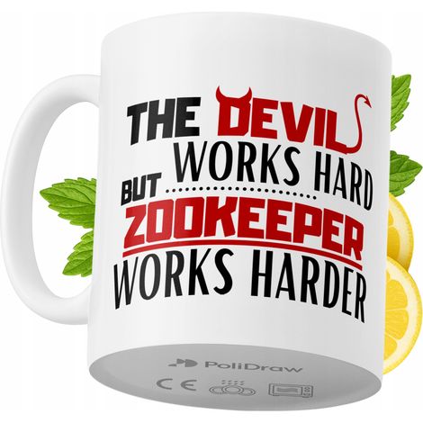 Lustige Tasse für Tierpfleger – Kaffee- oder Teetasse mit witzigem Textdesign – ideal für Geburtstage, Namenstage, Feiertage und besondere Anlässe. Hochwertige Tasse für Zuhause, Büro und Arbeit. Farb