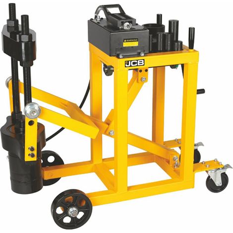 Pneumo-hydraulic mobile press for pins 75t