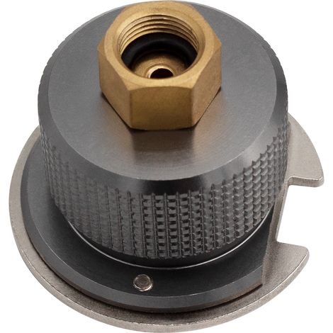 Magnetic card to high-altitude adapter for outdoor gas accessories, gas cylinder to card type gas cylinder adapter (1/4)