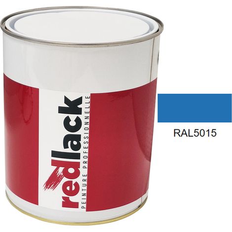 Dose 3L Lack Mehrzweckfarbe – RAL 5015 – Himmelblau – Matt – für verschiedene Oberflächen – Redlack