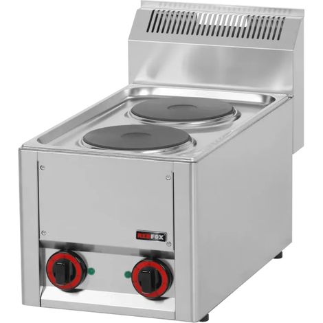 Fourneau électrique 2x feu sans soubassement 230 V REDFOX - SP 30 EL - REDFOX