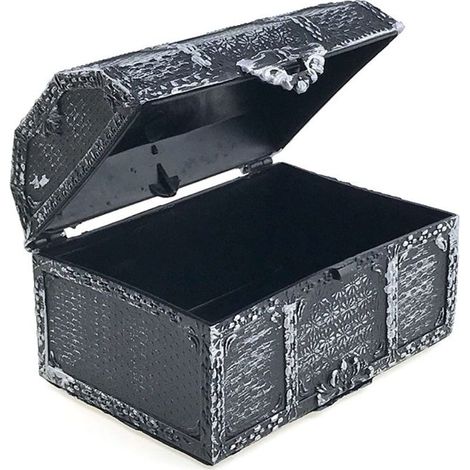 Coffre au Trésor Pirate pour Bijoux et Collection - Boîte de Rangement Déco Accessoire Fête Jeu (1/5)