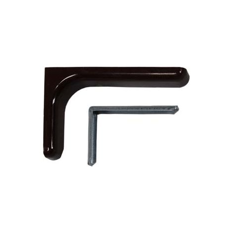 REGGIMENSOLE PER ARREDAMENTO NERE- - mm.120, spessore mm.10 - 2 pezzi