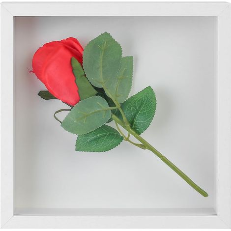 Cadre photo 3D à remplir, cadre photo 3D profond à remplir, cadre objet de 3 cm de profondeur avec plaque en acrylique transparent pour photo, médailles, cadeaux, fleurs séchées, vitrine, 20 (1/5)