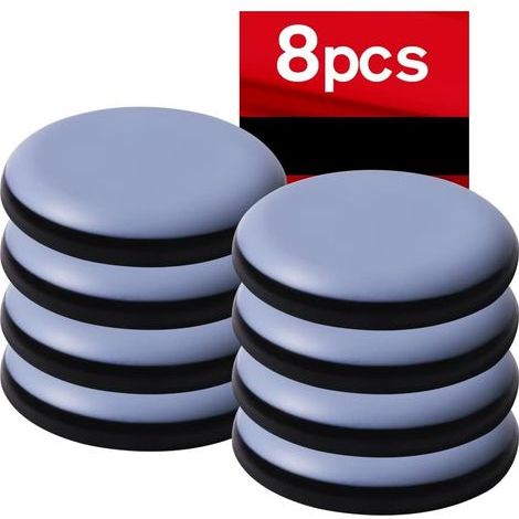 Patins - Patins auto-adhésifs pour meubles - Ronds 50 mm - Lot de 8 (1/5)