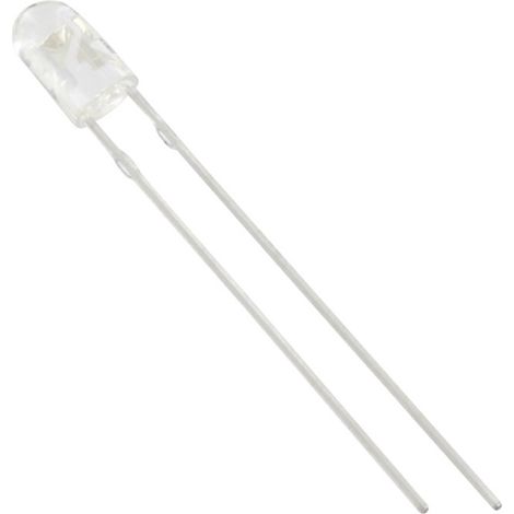 TRU COMPONENTS 1577449 LED bedrahtet  Rot Oval 3 mm 4150 mcd 70 °, 30 ° 20 mA