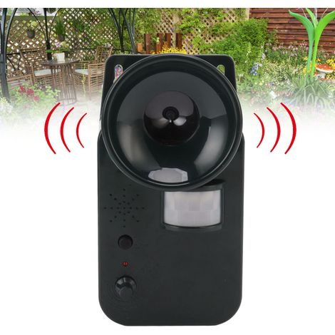 Solarbetriebenes Tierabwehrgerät, Ultraschall-PIR-Sensor-Vogelabwehrgerät, Katzen- und Hundeabwehrgerät, Streunertierabwehrgerät. (1/5)