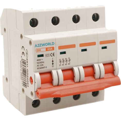 Interruttore Sezionatore Modulare 4P 4M AC 400V IP20 DH (63A) (1/3)