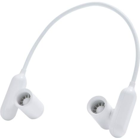 JSSEVN - Ventilador eléctrico portátil para exteriores, ideal para estudiantes. Mini ventilador eléctrico de mano de alta velocidad, color blanco. (1/5)