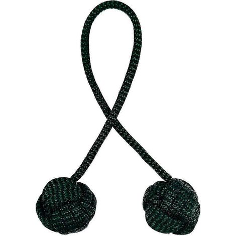 Cordelette renforcée et boule métallique pour musculation des doigts, usage quotidien et voyage, teintes rouge et blanc (1/5)