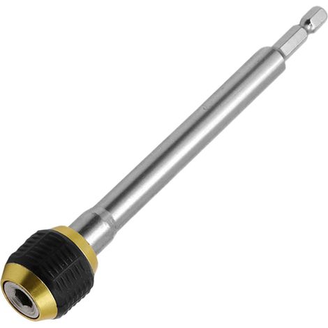 Bohrverlängerungsschaft, Sechskantgriff, Schnellverschlussadapter, kompaktes Design mit rutschfestem Griff, robustes Metallmaterial, Zubehör für elektrische Bohrmaschinen (1/5)