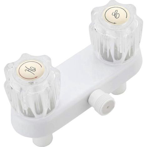 Robinet de douche de remplacement pour camping-car avec double bouton