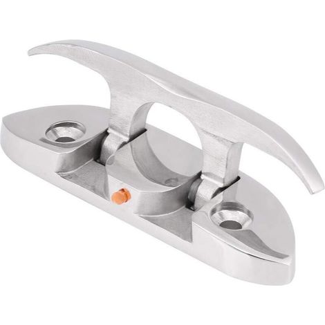 SABIR Bootsklampe, Boot Marine Faltboot Pop Up klappbare klampe Klampen Flip Up 4-1/2 "Cleat Dock Edelstahl (1/5)