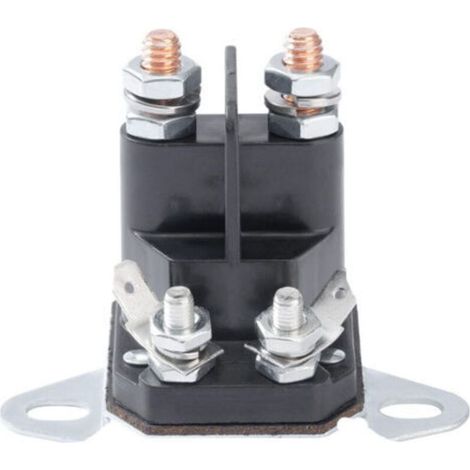 Solénoïde 12 V 117-1197 pour Toro Timecutter SS5000 Z4200 SS4225 SS4235 Pièces Solénoïde 12 V 4 bornes pour Toro 1-513075 E513075 Z 746 29 74 209 74360 74410 74616 74625 TimeCutter EXMARK 513 (1/2)
