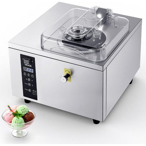 Acier Inox 304 Robuste Production Rapide 5 L/h Machine à Glace Italienne Dure pour Sorbet Gelato et Snack-bars (1/5)