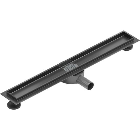 Mexen Flat 360° Drehbarer Körper für Linienentwässerung 50 cm, gebürstet Gun Gray - 1E40050 (1/4)