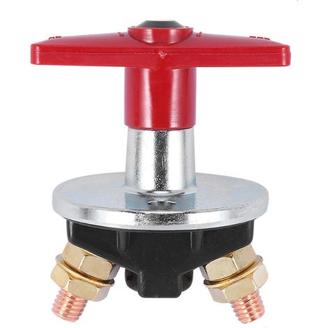 Interrupteur coupe-circuit à clé fixe 1500 A pour batterie 12 V/24 V, robuste (1/4)