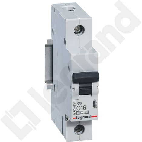 Leistungsschutzschalter Legrand rx3 1p c 16a 6000a (1/2)