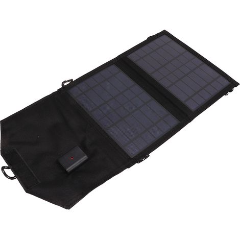 Faltbarer 7W 5V polykristalliner Silizium-Solarlader mit USB-Anschluss für Outdoor-Aktivitäten (1/4)