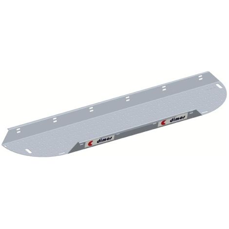 Plancher alu bac d'angle L 3m l 60cm avec 2 plinthes intégrées - DIMOS - 3000 mm