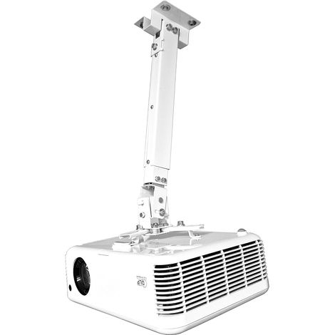 Support Plafond Projecteur - Compatible Optoma X400LVe X309ST - Métal Robuste - Montage 3 Points - Gestion Câbles Intégrée (1/5)