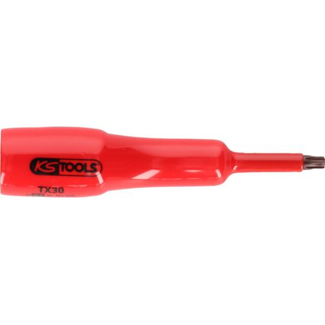 KS Tools Douille à embout 1/2" avec isolation de protection pour vis Torx, T50, longue (1/2)