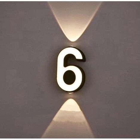 (6) Applique murale, étanche, lampe numérique d'extérieur LED, lumière de projection de paysage, lumières de logo, lumières modernes, terrasse, balcon, signature (1/5)
