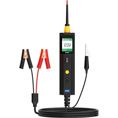 Kit di tester per circuiti automobilistici BT250 6-30V con sonda di alimentazione, strumento di diagnostica elettrica con cavo da 1,5 metri (1/5)