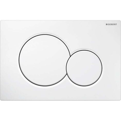 Applies to GEBERIT Sigma01 white-alpine actuator plate (115.770.11.5) (1/2)