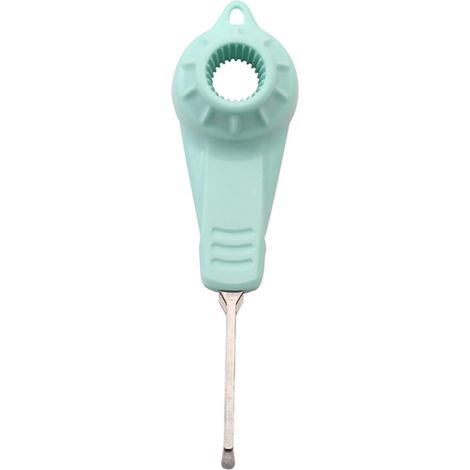 Apri coperchi manuale per barattoli e yogurt, bottiglie di bevande, coperchi di gelatine e pellicole - Utensile da cucina compatto - Facile da usare tutti i giorni (1/5)