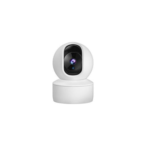 Caméra de sécurité motorisée (panoramique/inclinaison) pour babyphone et surveillance de chien, avec détection de mouvement, sirène audio bidirectionnelle, vision nocturne et stockage sur le cloud et (1/4)