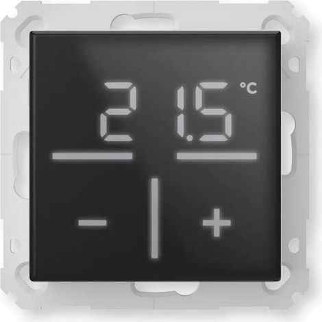 Termostato Intelligente Homematic-ip Nero Con Touchscreen in Vetro