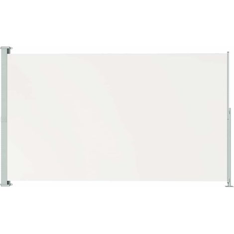 Toldo lateral retráctil para patio color crema 220x300 cm vidaXL