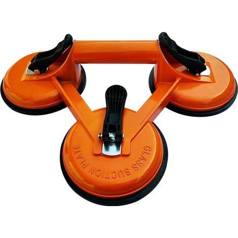 1x Ventouse en aluminium pour verre 145 kg 118 mm Ventouse pour verre avec 3 couvercles (1/4)