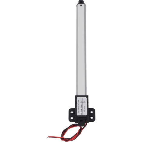 Vérin électrique linéaire compact 200mm course 20N poussée 30mm/s IPX4 tige télescopique avec fins de course (1/5)