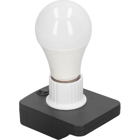 Tragbare, kabellose LED-Arbeitsleuchte E27 für Metabo 18V Lithium-Akkus, kabelgebundene Glühbirne