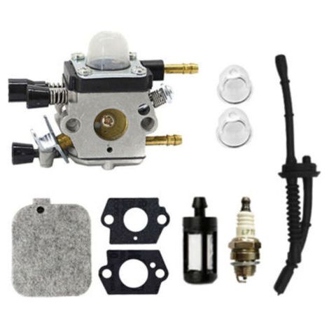 Carburateur C1Q-S68G pour souffleuses à feuilles Stihl BG45 BG46 BG55 BG65 BG85 SH55 SH85 - Kit de mise au point avec joint de filtre (1/4)