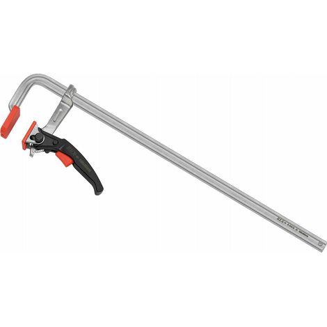 Prensa de banco 80x500mm, acero forjado, marca AR, con pasador de sujeción, ideal para carpintería, sujeción robusta y precisa para trabajos grandes y exigentes.