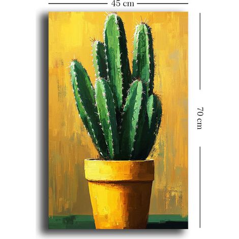 Decorazione artistica da parete con stampa su tela Painting Multicolore (1/4)