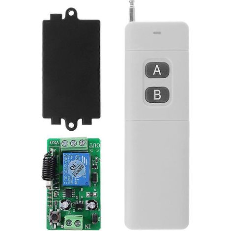 Universelle drahtlose Fernbedienung 315 MHz DC12V 2-Kanal-RF-Relais 2-Tasten-Sender