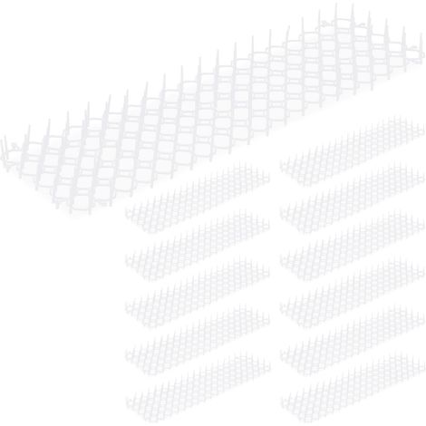 Set da 12 griglie repellenti design pratico giardino per proteggere le vostre piante in PVC nero 130016789