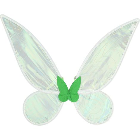 Ailes de papillon fées LED lumineuses vertes, ailes d'ange scintillantes pour enfants, accessoires cosplay princesse féerique, décoration photo show (1/5)