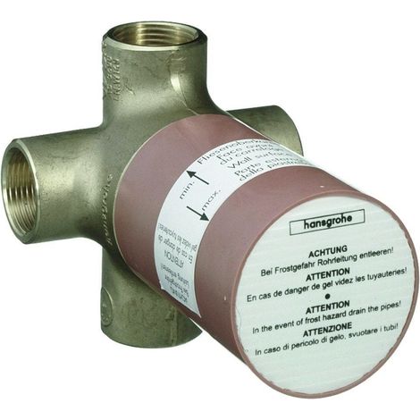 Hansgrohe Set básico para Quattro inversor empotrado de 3 salidas, 15930180 (1/2)
